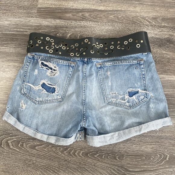 Black 3”W Silver Studded Leather Belt sz M Moto, Boho, Festival Modern Emo Goth - Picture 12 of 14